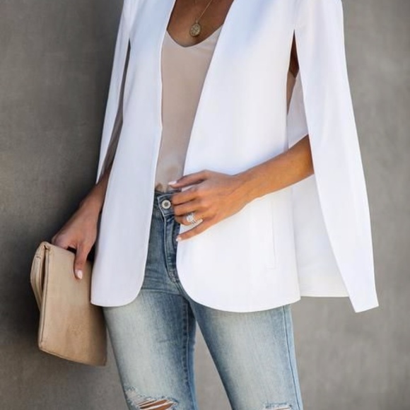 Vici Judge Of That Pocketed Cape Jacket - Picture 2 of 6